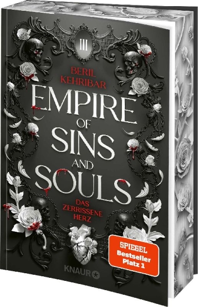 Buchcover und Innenansicht für das Buch: Empire of Sins and Souls 3 - Das zerrissene Herz