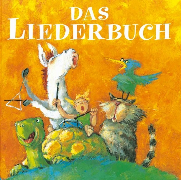 Buchcover und Innenansicht für das Buch: Das Liederbuch. CD
