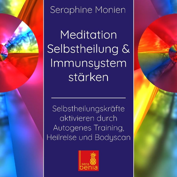 Buchcover und Innenansicht für das Buch: Meditation Selbstheilung & Immunsystem stärken - Selbstheilungskräfte aktivieren durch Autogenes Training, Heilmeditation | Selbstheilung CD