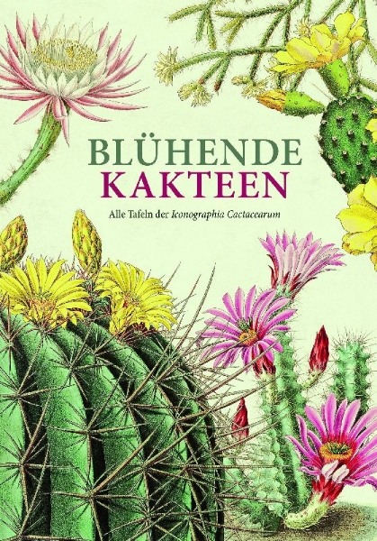 Buchcover und Innenansicht für das Buch: Blühende Kakteen