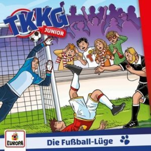 Buchcover und Innenansicht für das Buch: TKKG Junior - Die Fußball-Lüge