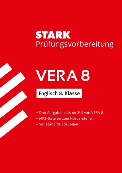 Buchcover und Innenansicht für das Buch: STARK Englisch VERA 8 - Prüfungsvorbereitung