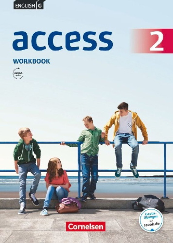 Buchcover und Innenansicht für das Buch: English G AccessBand 2: 6. Schuljahr - Workbook mit Audios online