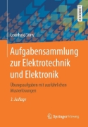 Buchcover und Innenansicht für das Buch: Aufgaben mit Lösungen zum Grundwissen Elektrotechnik