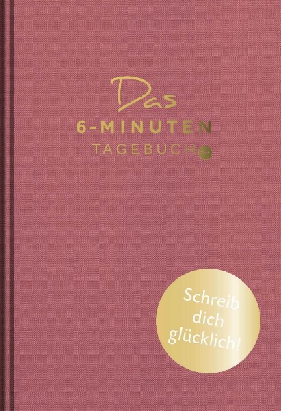 Buchcover und Innenansicht für das Buch: Das 6-Minuten-Tagebuch pur (orchidee)