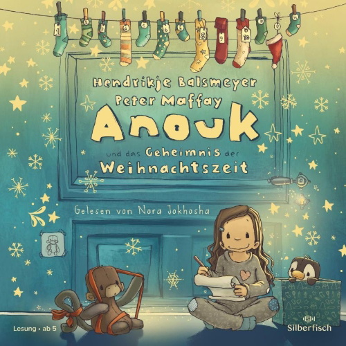 Buchcover und Innenansicht für das Buch: Anouk und das Geheimnis der Weihnachtszeit  (Anouk 3)