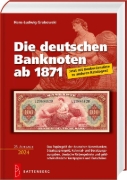 Buchcover und Innenansicht für das Buch: Die deutschen Banknoten ab 1871