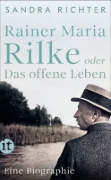 Buchcover und Innenansicht für das Buch: Rainer Maria Rilke oder Das offene Leben