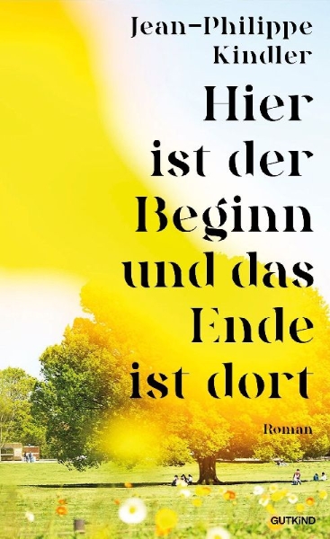 Buchcover und Innenansicht für das Buch: Hier ist der Beginn und das Ende ist dort