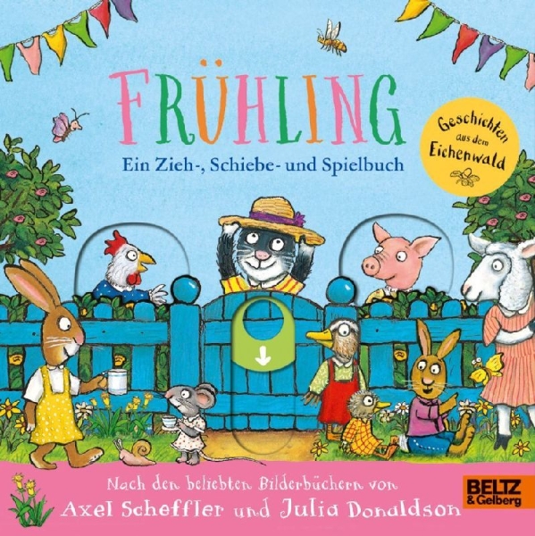 Buchcover und Innenansicht für das Buch: Tales from the Acorn Wood. Spring.