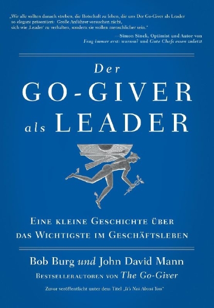 Buchcover und Innenansicht für das Buch: The Go Giver Leader
