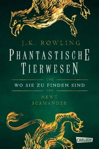 Buchcover und Innenansicht für das Buch: Fantastic Beasts & where to find them