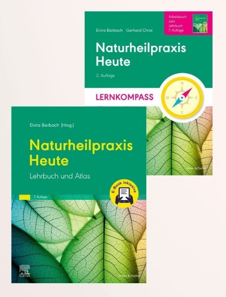 Buchcover und Innenansicht für das Buch: Naturheilpraxis Heute (7. A.) + Lernkompass (2. A.) 2.A.