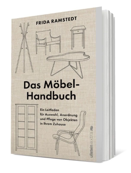 Buchcover und Innenansicht für das Buch: Handbok i möblering