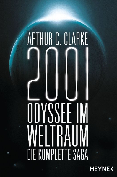 Buchcover und Innenansicht für das Buch: 2001: A Space Odyssey / 2010: Odyssey Two / 2061: Odyssey Three / 3001: The Final Odyssey