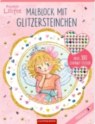 Buchcover und Innenansicht für das Buch: Malblock mit Glitzersteinchen: Mandalas