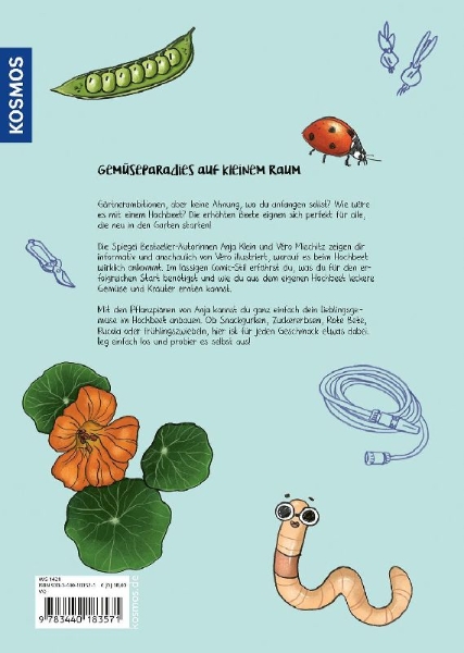 Buchcover und Innenansicht für das Buch: Hochbeet für Ahnungslose