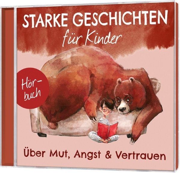 Buchcover und Innenansicht für das Buch: Über Mut, Angst & Vertrauen - Hörbuch