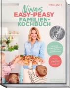 Buchcover und Innenansicht für das Buch: Ninas easy-peasy Familienkochbuch