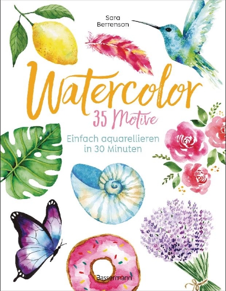 Buchcover und Innenansicht für das Buch: Watercolor - the Easy Way