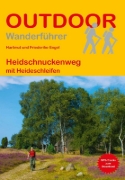 Buchcover und Innenansicht für das Buch: Heidschnuckenweg mit Heideschleifen
