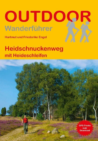 Buchcover und Innenansicht für das Buch: Heidschnuckenweg mit Heideschleifen