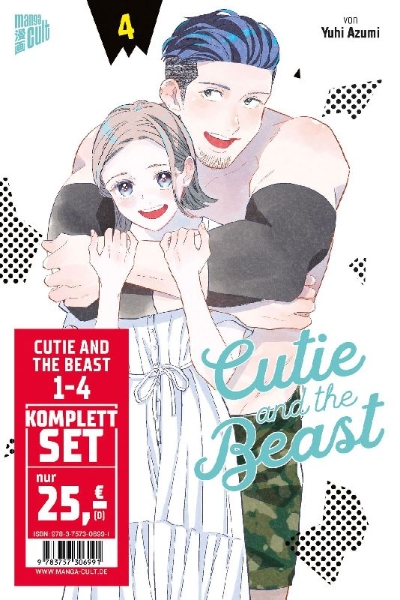 Buchcover und Innenansicht für das Buch: Cutie and the Beast Komplettset: Band 1 - 4