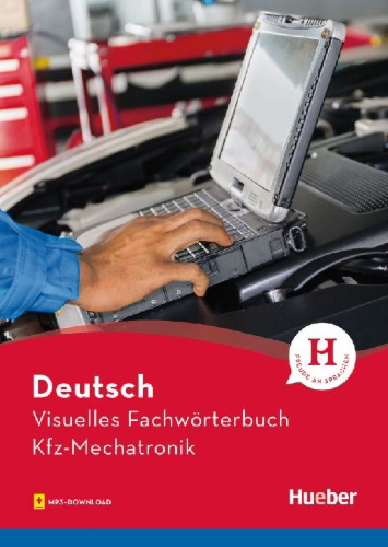 Buchcover und Innenansicht für das Buch: Visuelles Fachwörterbuch Kfz-Mechatronik