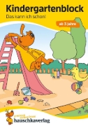 Buchcover und Innenansicht für das Buch: Kindergartenblock ab 3 Jahre - Das kann ich schon!
