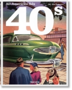 Buchcover und Innenansicht für das Buch: All-American Ads of the 40s