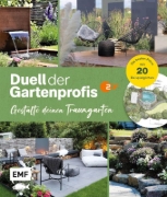Buchcover und Innenansicht für das Buch: Duell der Gartenprofis - Gestalte deinen Traumgarten - Das Buch zur Gartensendung im ZDF