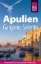 Buchcover und Innenansicht für das Buch: Reise Know-How Reiseführer Apulien mit Gargano und Salento