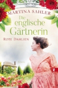 Buchcover und Innenansicht für das Buch: Die englische Gärtnerin - Rote Dahlien