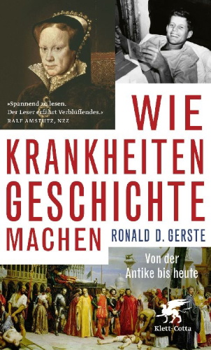 Buchcover und Innenansicht für das Buch: Wie Krankheiten Geschichte machen