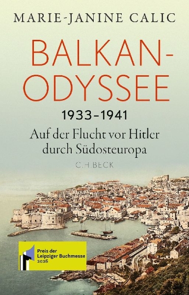 Buchcover und Innenansicht für das Buch: Balkan-Odyssee, 1933-1941