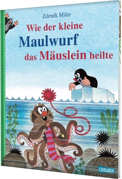 Buchcover und Innenansicht für das Buch: Wie der kleine Maulwurf das Mäuslein heilte
