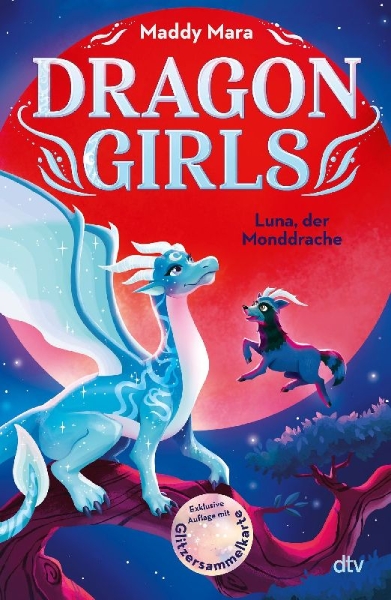 Buchcover und Innenansicht für das Buch: Dragon Girls - Phoebe, the Moonlight Dragon