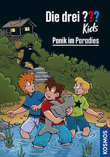 Buchcover und Innenansicht für das Buch: Die drei ??? Kids, 1, Panik im Paradies (drei Fragezeichen)