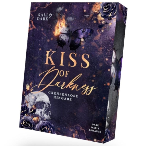 Buchcover und Innenansicht für das Buch: Kiss of Darkness - Grenzenlose Hingabe