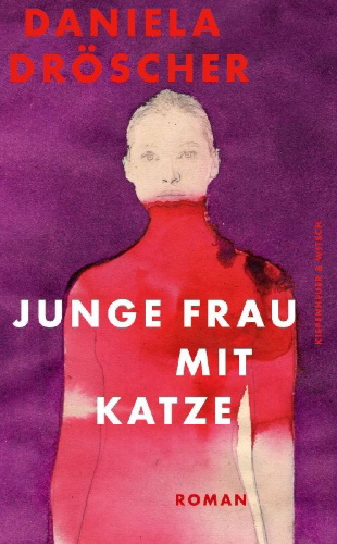 Buchcover und Innenansicht für das Buch: Junge Frau mit Katze