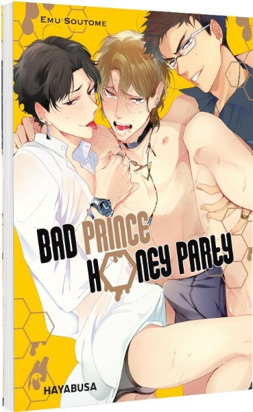 Buchcover und Innenansicht für das Buch: Bad Prince Honey Party