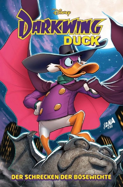 Buchcover und Innenansicht für das Buch: Darkwing Duck - Der Schrecken der Bösewichte