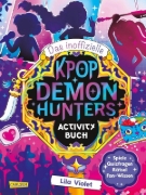 Buchcover und Innenansicht für das Buch: Das inoffizielle K-POP DEMON HUNTERS Activity Buch