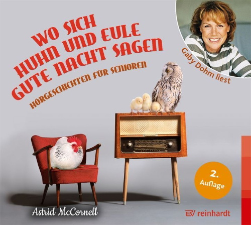 Buchcover und Innenansicht für das Buch: Wo sich Huhn und Eule gute Nacht sagen