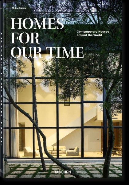 Buchcover und Innenansicht für das Buch: Homes for Our Time. Contemporary Houses around the World