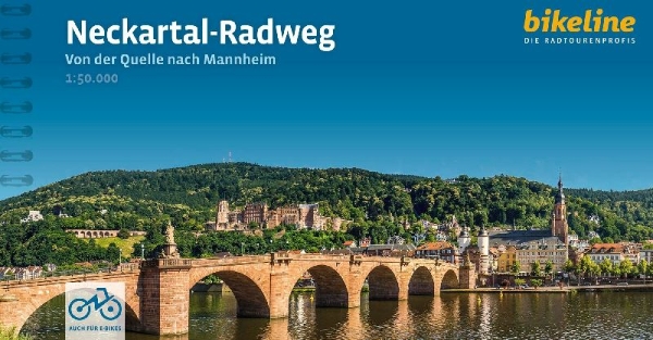 Buchcover und Innenansicht für das Buch: Neckartal-Radweg