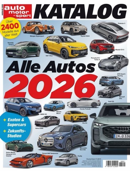 Buchcover und Innenansicht für das Buch: Auto-Katalog 2026