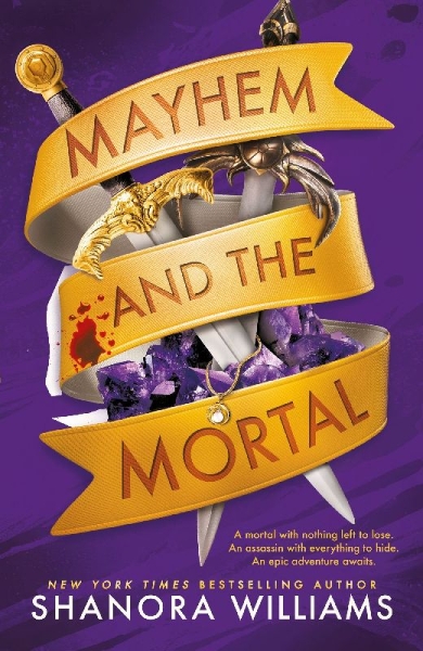 Buchcover und Innenansicht für das Buch: Mayhem and the Mortal