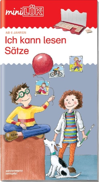 Buchcover und Innenansicht für das Buch: miniLÜK. Sätze: Ich kann lesen