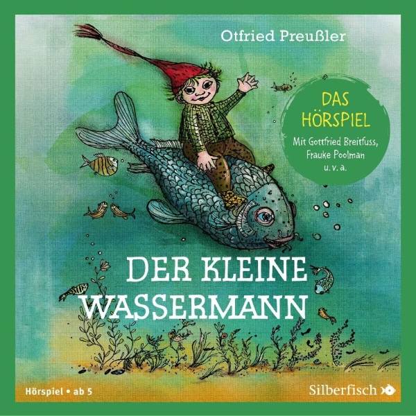 Buchcover und Innenansicht für das Buch: Der kleine Wassermann - Das Hörspiel